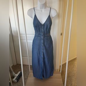 Kimchi Blue Urban Outfitters denim XS blue adjustable strap dress preowned